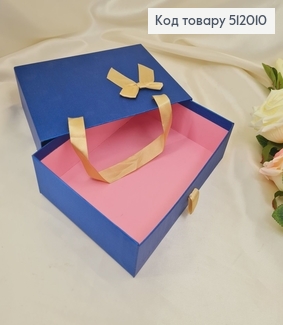 Коробка сумка с бантиком 23*17*6,5 см асс. 512010 фото