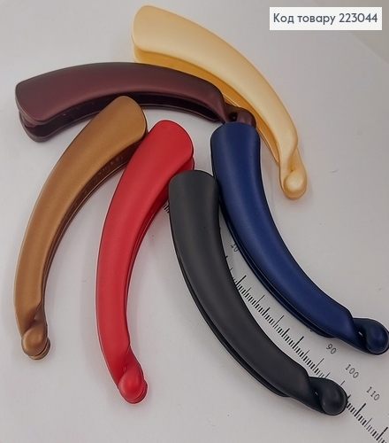Заколка банан пластик цветной в асс. 223044 фото 1