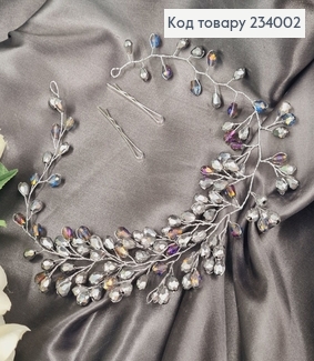 Гілочка зі стіклярусом в волосся 234002 фото