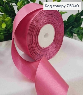 Стрічка атласна СЛИВОВА (колір 107), ширина 5см, довжина 36 ярдів (33м) 715040 фото