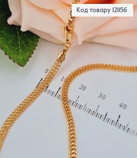 Цепочка 4,5мм, длина 60см, плетение питон, Xuping 18K 121156 фото