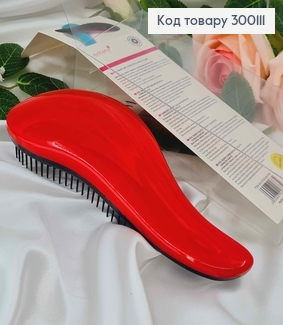 Щетка для волос, Redberry (тангл тизер), Красно-Черно средняя(19*8), качественный Китай 300111 фото