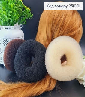 Мочалка бублик №1 для гульки 12 см в ассорт. 255001 фото