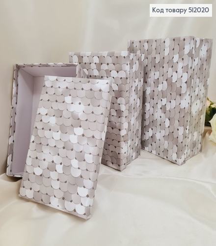 Набор коробок 3 шт( 13*19*7,5 см, 15*21*8,5 см, 16*23*9,5 см) в асс. 512020 фото 2