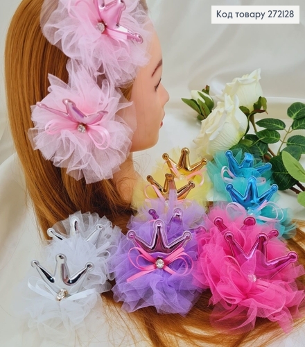 Заколка стрела детская Корона Принцессы в асс 2 шт/уп 274011 фото 1