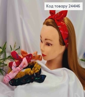 Повязка СОЛОХА, рисунок "Ключик", цвета в ассортименте (подростково-взрослая) 244146 фото