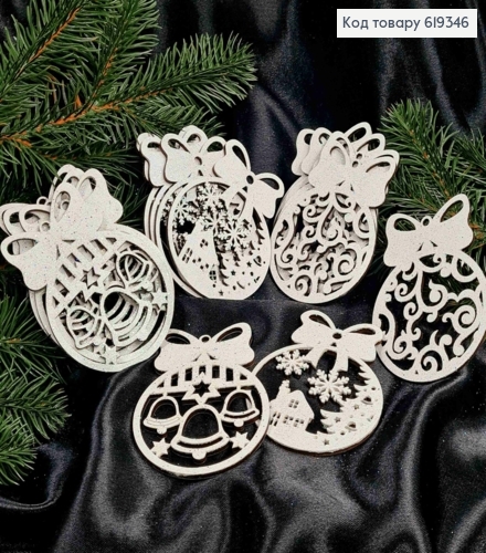 Деревянная игрушка "ДОМИНКА, ВЕНЗЕЛЯ. ЗВОНОЧКИ" в ассортименте, диаметр 9см 619346 фото 1