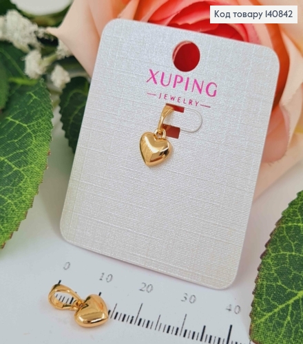 Кулон с Сердечком 8мм, Xuping 18K 140842 фото 1