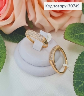 Кольцо "Уолл-стрит" в каминах, Xuping 18K 170749 фото