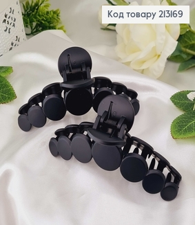 Краб каучук, черный матовый, кольца, 10см. 213169 фото