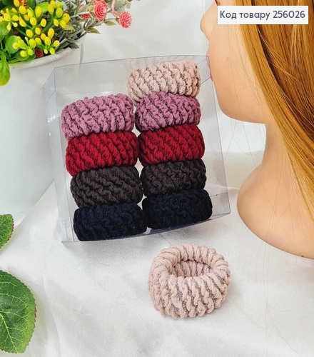 Рез инка (10шт) микрофибра 4см "Жатка туга" широка в асорт. 256026 фото 1