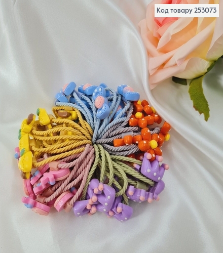 Резинка детская ФИГУРКИ (50шт)  в асорт. 253073 фото 1