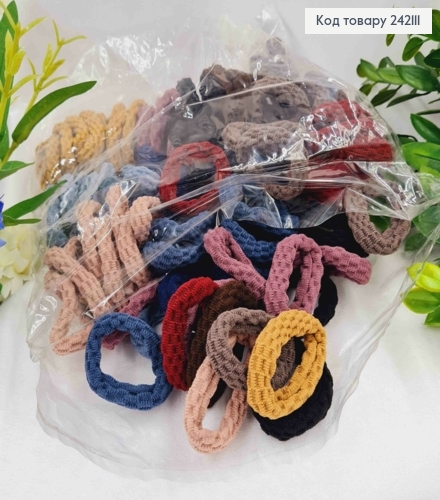 Резинка фактурная, 4см, цветная, цвета в ассорт. 242111 фото 1