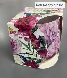 Аромасвічка стакан BISPOL Квітковий Сад 100 г/ 20 годин 71s-58 312068 фото