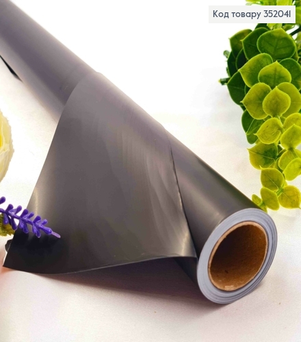 Пленка матовая-двусторонняя, ЧЕРНОГО цвета, 65см, длина 8 ярдов, S.KP-, 2000066952297 352041 фото 1