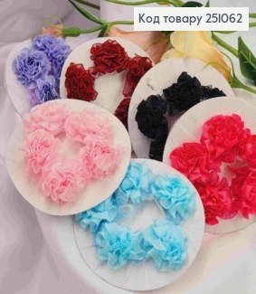 Сеточка-резинка на ИГРУШКУ "ТРОЯНДОЧКИ", цвета в ассортименте 251062 фото