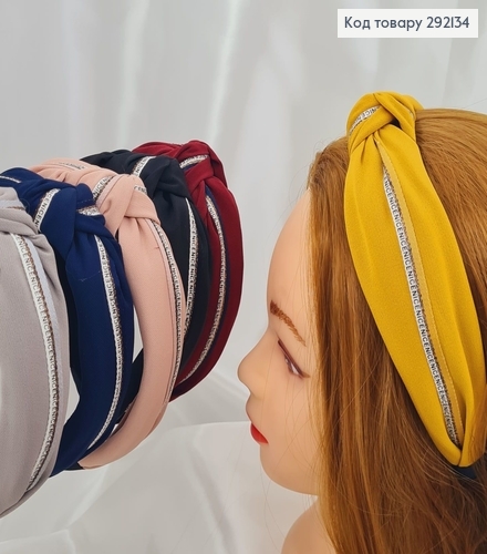 Обруч чалма в ткане NICE   в асорт. 292134 фото 1
