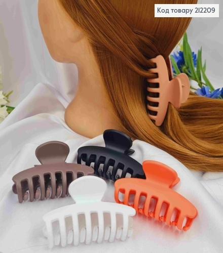 Краб пластик, матовый, Мушля, 7см, цвета в ассортименте 212209 фото 1