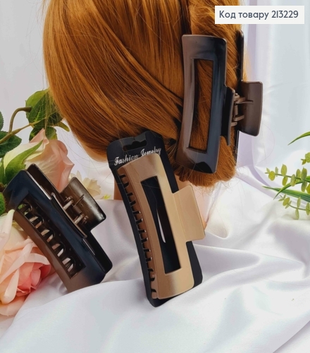 Краб пластик, глянцевый, прямоугольный 10см, цвета в ассортименте. 213229 фото 1