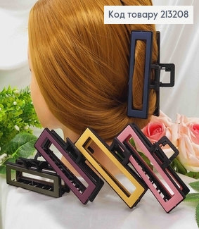 Краб каучук, матовый с цветными вставками, прямоугольный удлиненный, 9,5см. 213208 фото