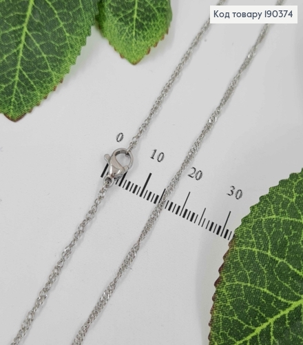 Цепочка родовая, якорное плетение, витая, шир.0,2мм, дл.45см, Xuping 18K 190374 фото 1