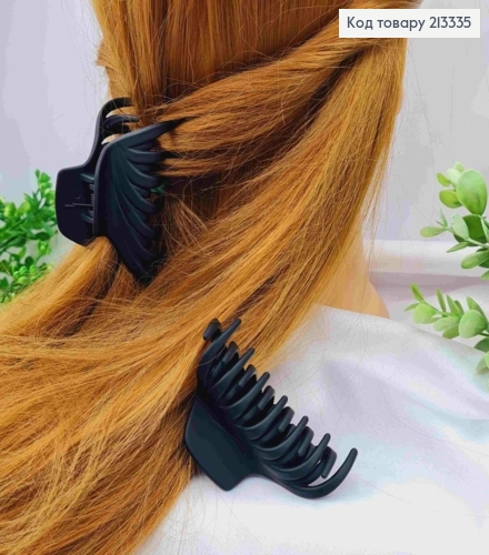 Краб пластик матовий "Павучок", 7см, Чорного кольору 213335 фото 1