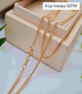 Цепочка Панцирное плетение, ширина 2мм, длина 45см, Xuping 18К 121798 фото