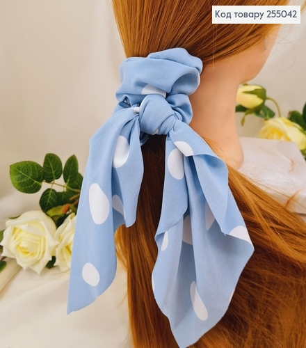 Рез инка Твилли, Серо-голубая Горох, 9*27см, (ручная работа, Украина) 255042 фото 1