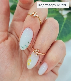 Кольцо на фалангу Нота, Xuping 18K 170550 фото