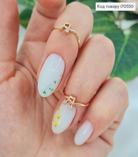 Кольцо на фалангу Нота, Xuping 18K 170550 фото 1