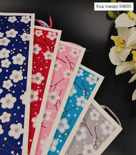 Пакет паперовий "Бавовна" 42,5*28*28см в асорт. 541100 фото 2