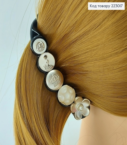 Заколка банан Оберіг 10 см  223017 фото 1