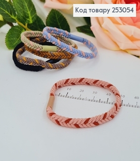 Резинка плетенная "шнурок" в асортименте 253054 фото