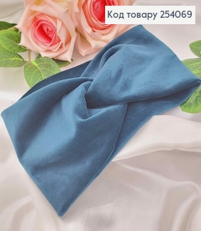 Повязка Велюровая  ТЕМНО-ЗЕЛЕНАЯ 23*9,5см  в асор. 275059 фото