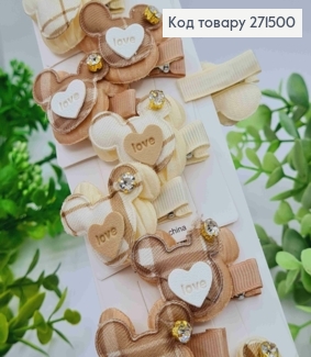 Набір заколок стріла (20шт) "МІНІ МАУС" з каменем, Пастельні кольори, заколка 3,5см, міні маус 3,5см 271500 фото