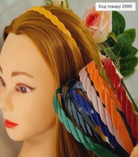 Обруч каучук Волна 10мм, в асртименте 291119 фото 1