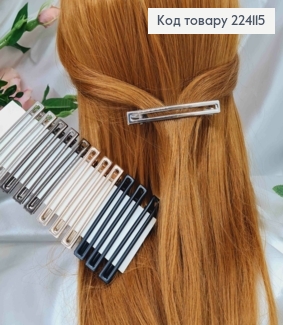 Заколка стрела, Металл, Прямоугольная, 8см, цвета в ассорт. 224115 фото