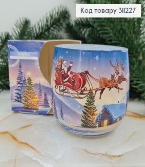 Аромасвечка стакан BISPOL Зима 100 г/20 часов, 71s-01 312045 фото