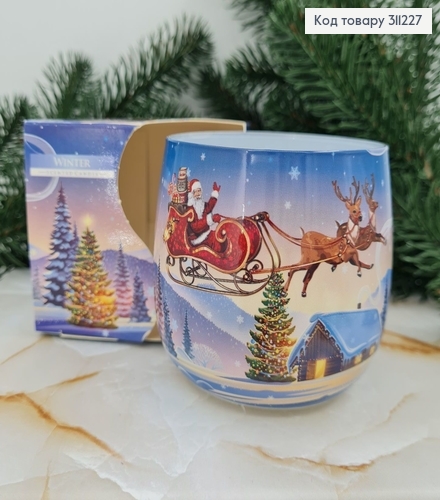 Аромасвечка стакан BISPOL Зима 100 г/20 часов, 71s-01 312045 фото 1