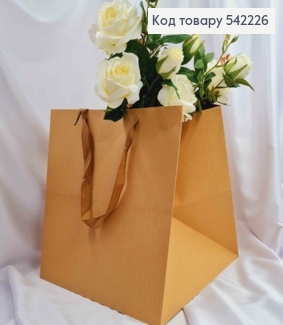 Пакет куб, качественный из твердого картона (34*34*34см) 542226 фото