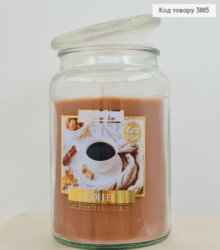 Аромасвечи в банке BISPOL Кофе  500 г / 100 часов 311052 фото 1