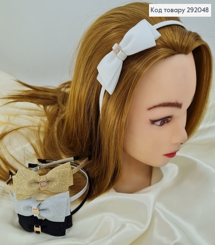 Обруч металл люрекс с бантиком в асс. 292048 фото 1