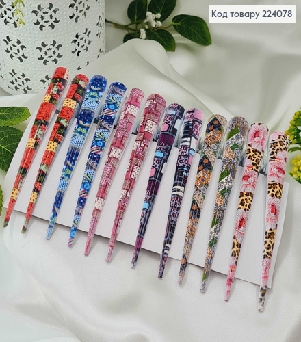 Заколка стрела (Клюв) "Геометрическая", 12,5см, 12шт/уп 224078 фото 1