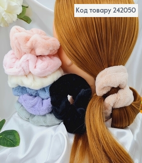 Резинка хутряна об'ємна 5-11см  кольорова в асорт 242050 фото