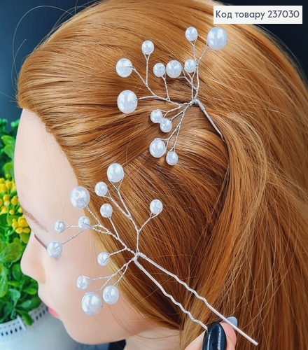 Шпилька-ухват с жемчужинами 237030 фото 1