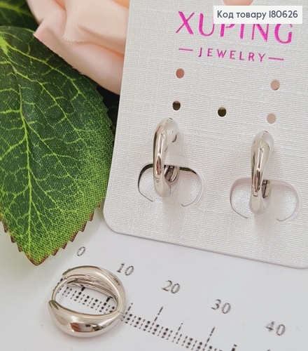 Серьги кольца 1.5см Xuping 180626 фото 1