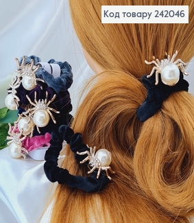 Резинка велюр з Павучком в ас. 242046 фото