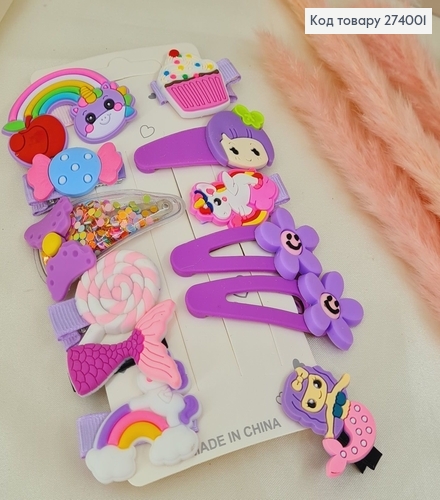 Набор детский 4 тик такая 8 стрелы с героями мультфильма фиолетовые 274001 фото 1