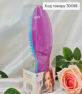 Щетка для волос, Spazzola (тангл тизер), Фиолетово-Голубая, большая(21*8), качественный Китай 300118 фото