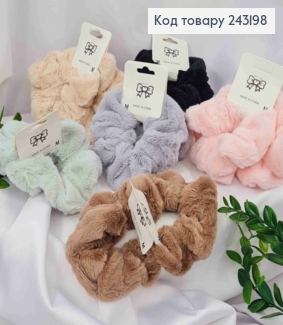 Набор резинок (2шт), объемная "ПУШОК", 10см, на планшетке, цвета в ассортименте 243198 фото